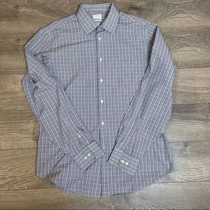 Arrow 1851 Athletic Fit Button Down Dress Shirt - size L